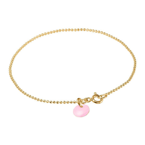 Bracelet, Ball Chain Pink