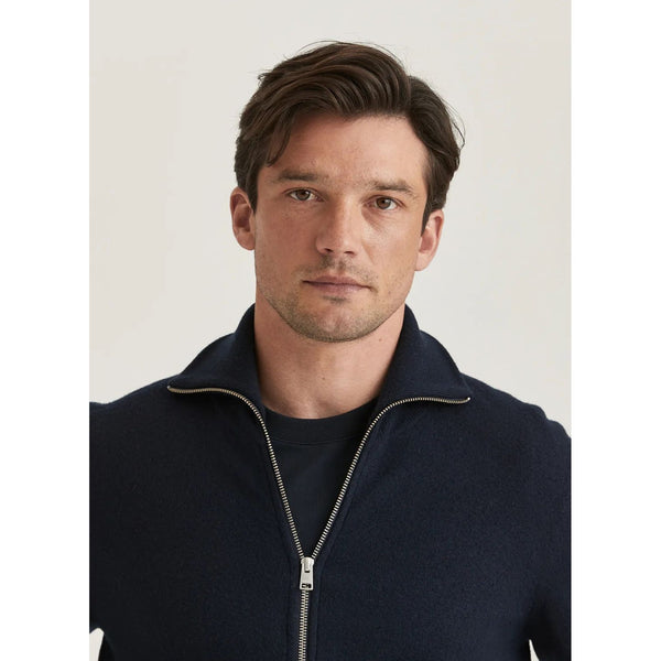 York Knitted Zip Jacket Herre