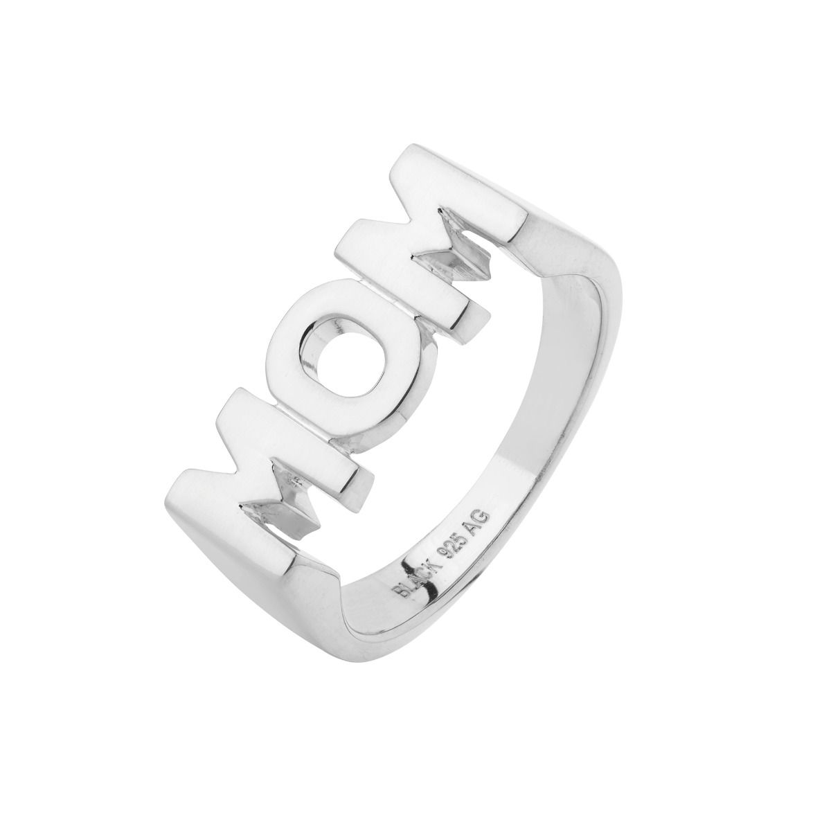 MOM ring silver