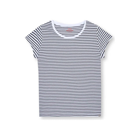 Organic Jersey Stripe Teasy Tee FAV