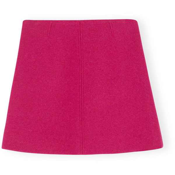 Twill Wool suiting mini skirt